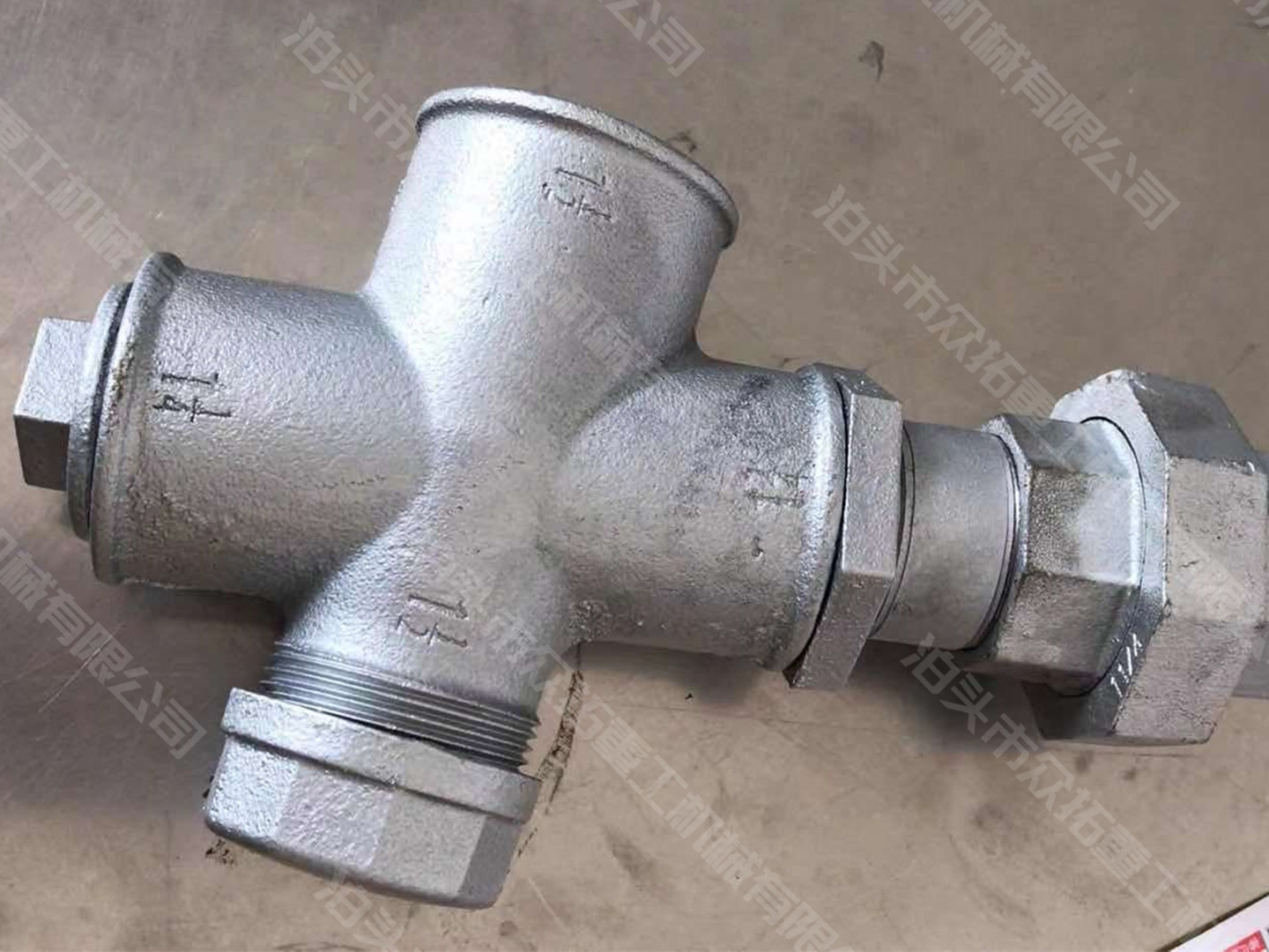 焦爐煤氣異徑四通